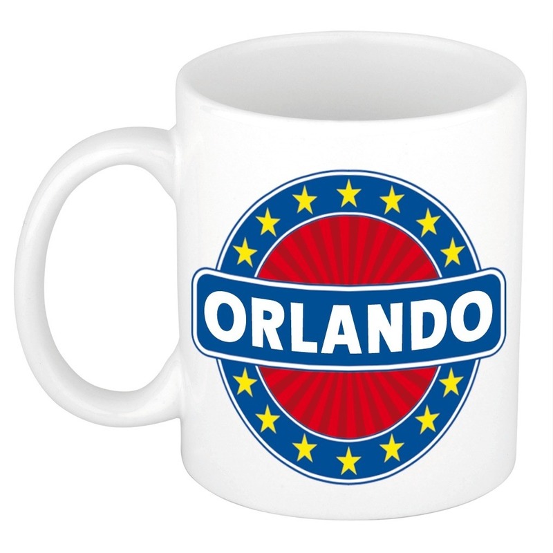 Voornaam Orlando koffie/thee mok of beker Top Merken Winkel